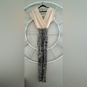 San Joy Beige Elegance Jumpsuit